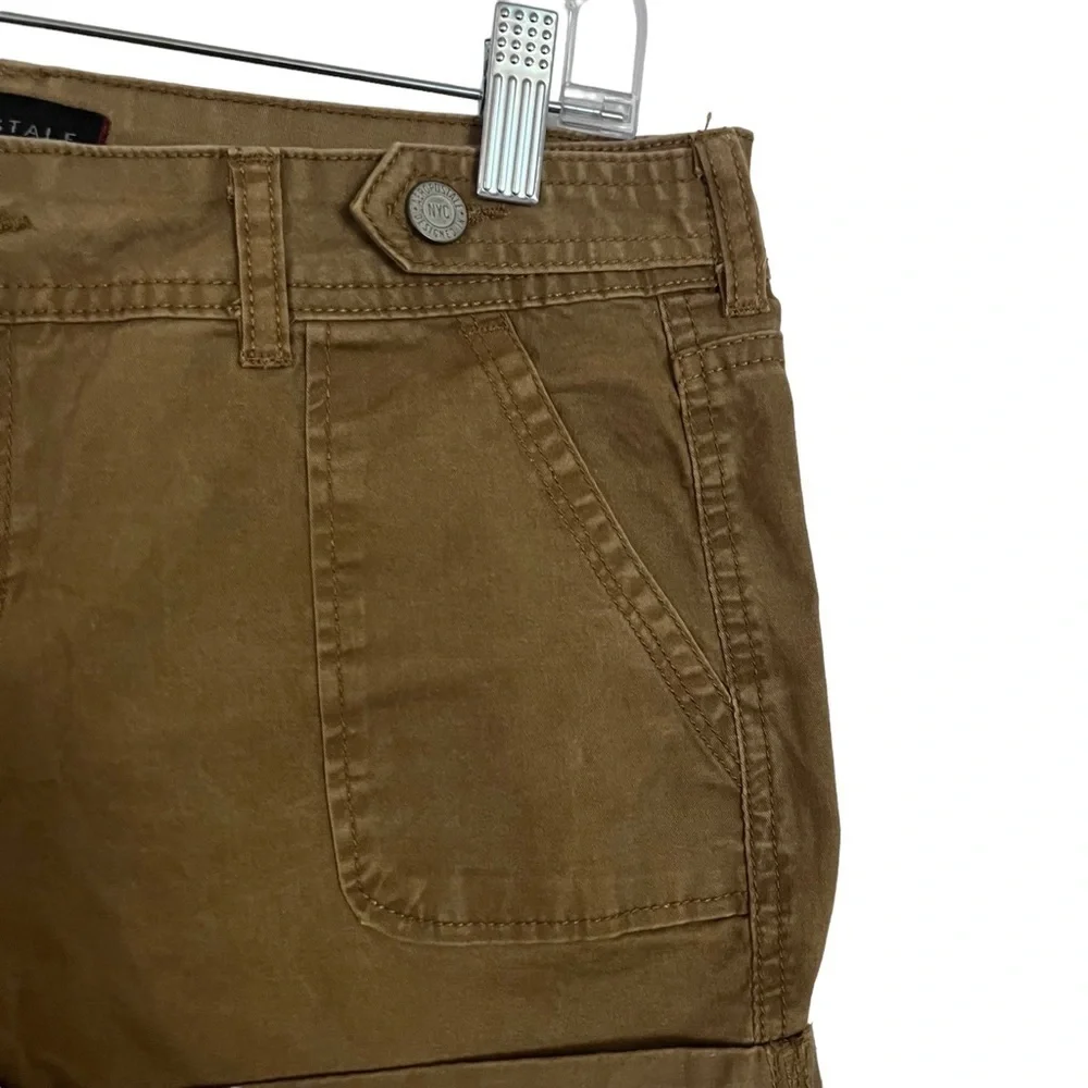 Aeropostale Tan Brown Midi Twill Short Size 8